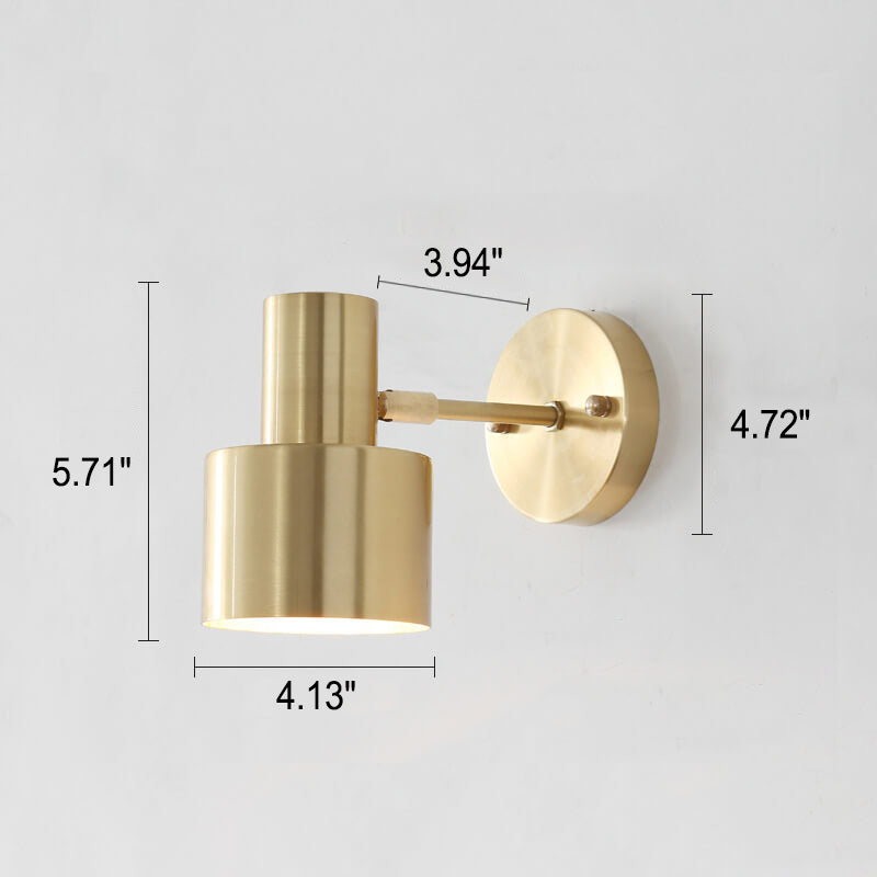 Moderne goldene Wandleuchte – minimalistisches Metalldesign für luxuriöse Interieurs