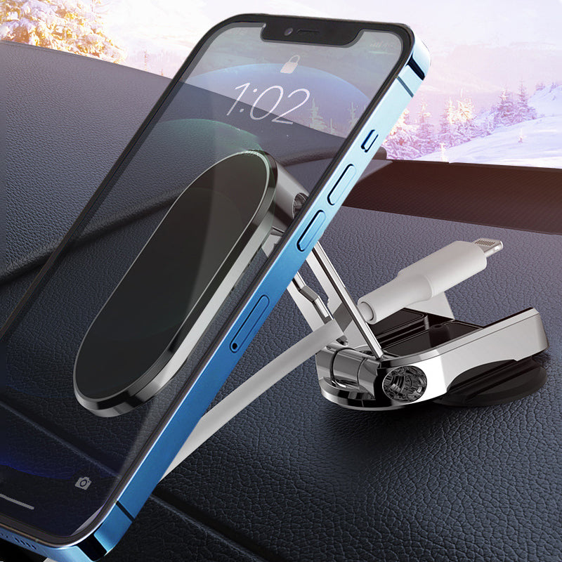 Klappbarer Auto-Handyhalter aus Metall