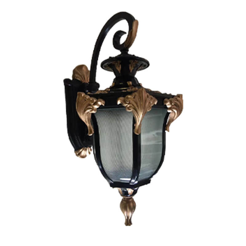Europäisches Retro-Laternen-Glas Außen wasserdicht 1-Licht Wandleuchte Lamp | Karnz
