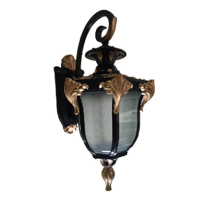 Europäisches Retro-Laternen-Glas Außen wasserdicht 1-Licht Wandleuchte Lamp | Karnz