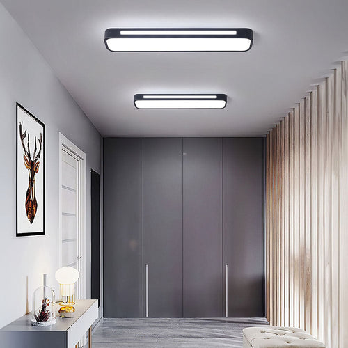 Nordische minimalistische lange LED-Deckenleuchte