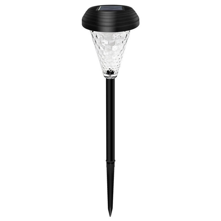 Moderne Solar Glas Kegel LED Außen Garten Bodeneinbau Landschaftslicht | Karnz