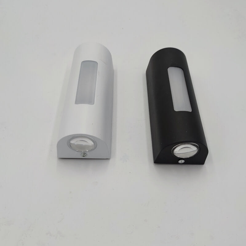Moderner minimalistischer zylindrischer Design-LED-Außen-Wandleuchte Deko-Lampe | Karnz