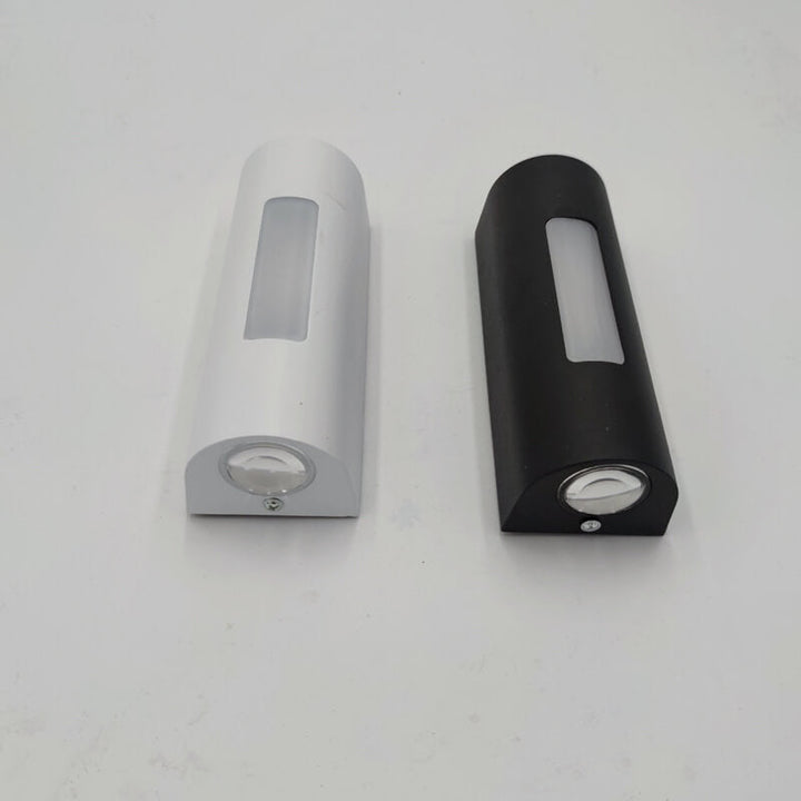 Moderner minimalistischer zylindrischer Design-LED-Außen-Wandleuchte Deko-Lampe | Karnz