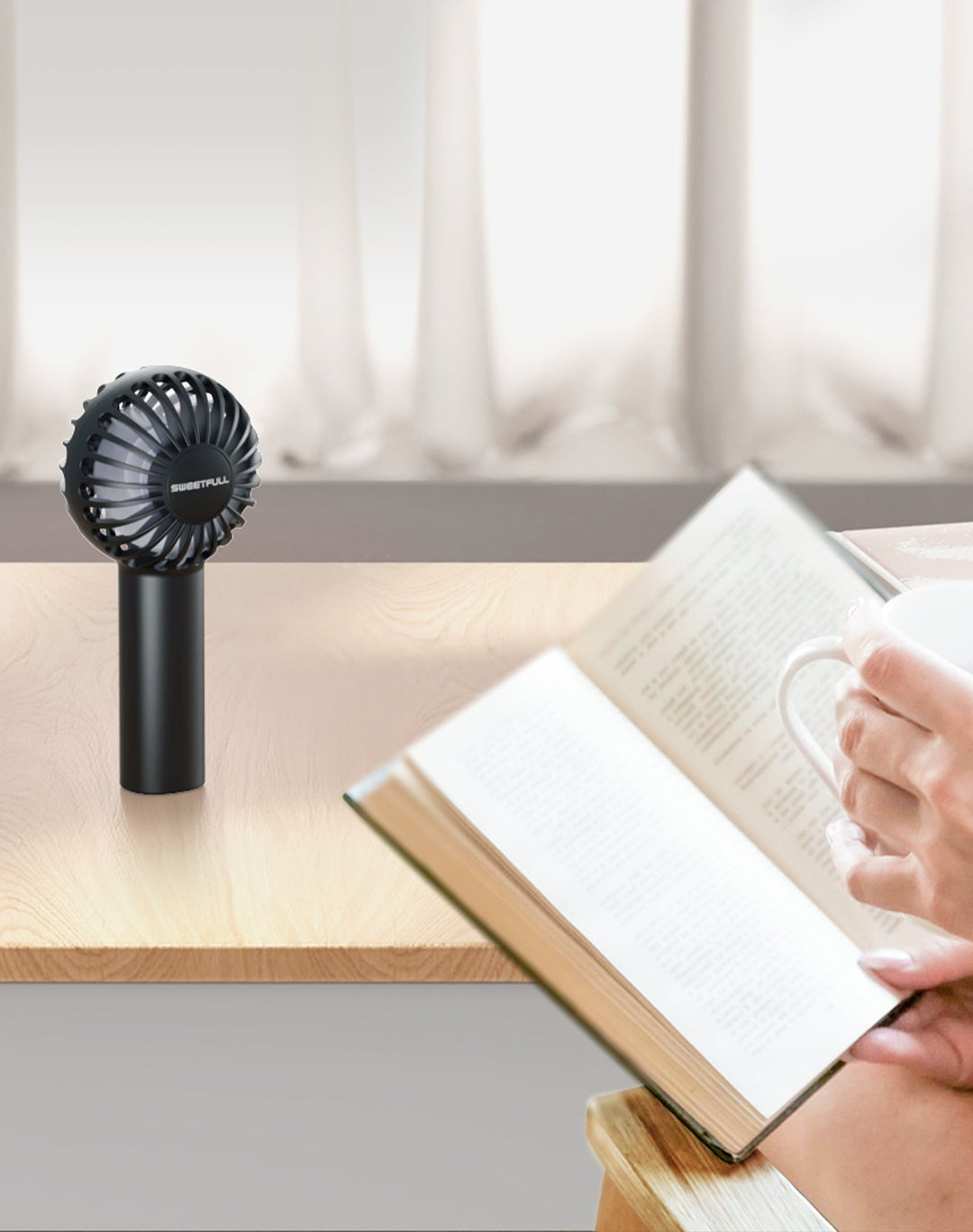 Mini tragbarer Ventilator Leistungsstarker tragbarer Ventilator Wiederaufladbar | Karnz