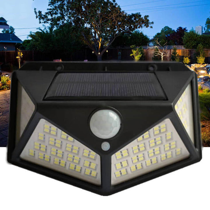 Solar Outdoor 162 LED Außen wasserdicht Körper Sensor Gartenbeleuchtung Wandlaterne Lampe | Karnz