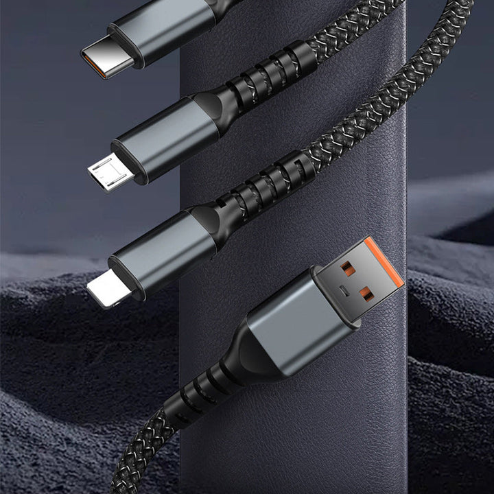 Superschnelles Lade-3-in-1-Datenkabel