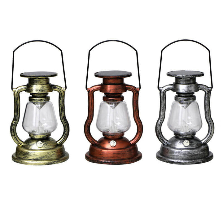 Solar Retro Kerosene Lampe Pferdelampe LED Außen Garten Patio Dekoration Tragbare Flamme Kerzenlicht | Karnz