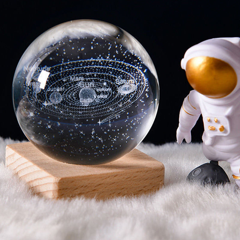 3D Galaxy Kristallball Nachtlicht | Karnz