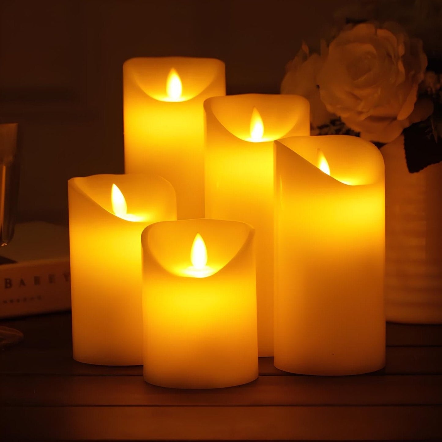 Karnz | Flammenlose Blockkerzen