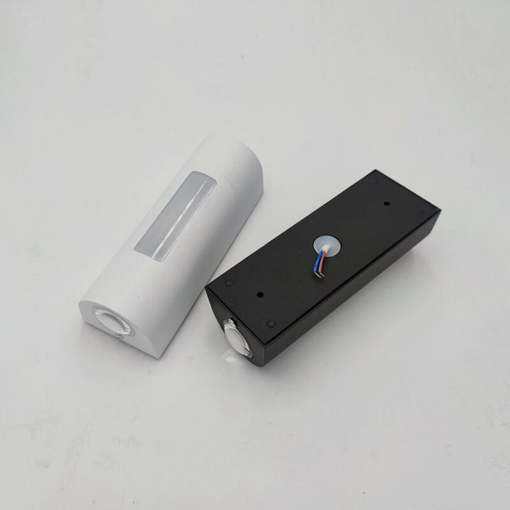 Moderner minimalistischer zylindrischer Design-LED-Außen-Wandleuchte Deko-Lampe | Karnz