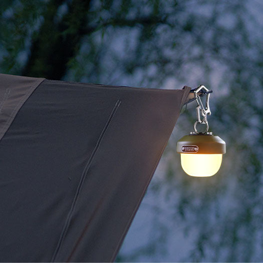 Zeitgenössische kreative wasserdichte Orb-Metall-PC-LED-Camping-Außenleuchte für Außenpatio | Karnz