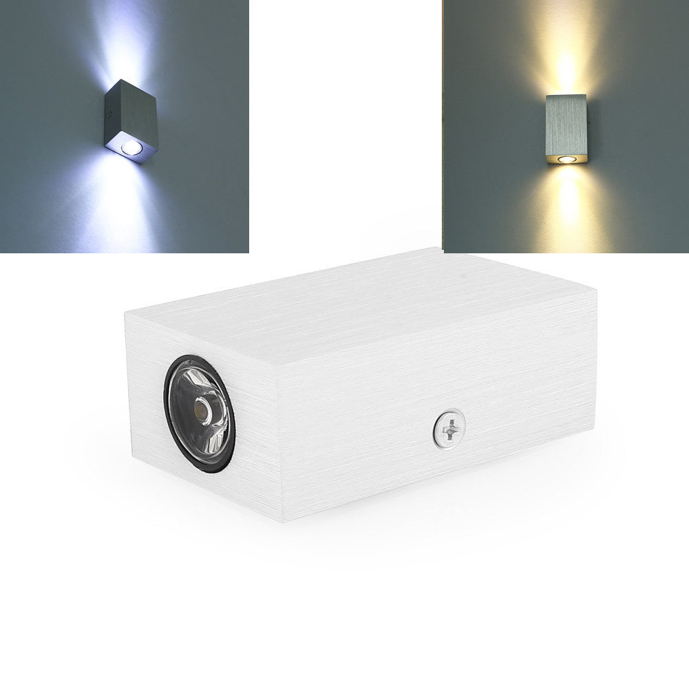 Moderne Einfachheit Wasserfest Aluminium Kubische LED Wandlampe Für Außenpatio | Karnz