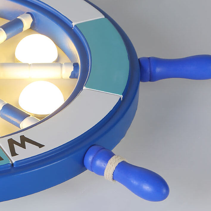 NautiGlow LED-Deckenleuchte für Kinderzimmer | Segelboot-Design | Cartoon-Stil | Stimmungsbeleuchtung