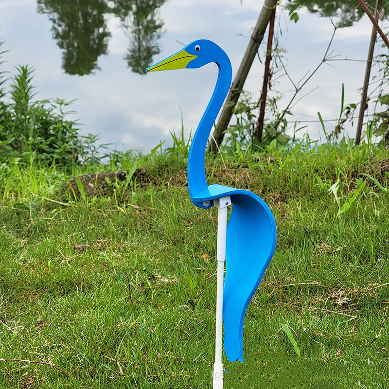 Wirbelnde Flamingo-Gartendekoration