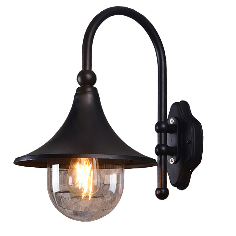 Retro Minimalist Trompet Wasserfest 1-Lampe Wand Leuchte | Karnz