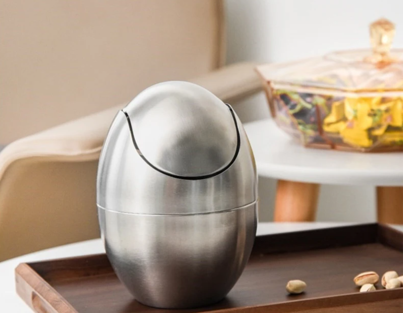 LuxBin Mini-Mülleimer aus Edelstahl Karnz