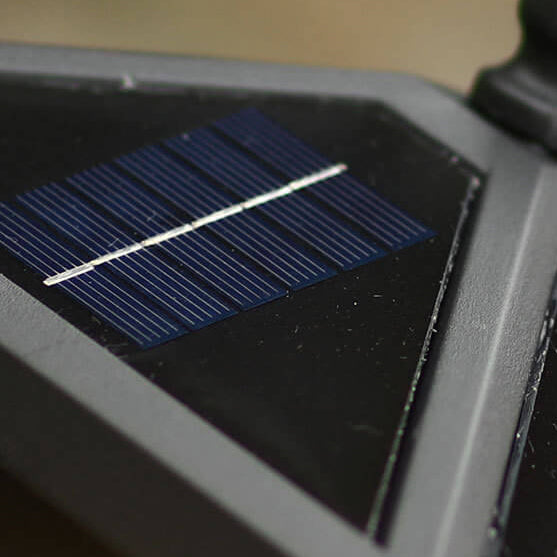 Industrielle Solar-Wasserdichte Druckguss-Aluminium-Glas 1-Licht Außenrasenlandschaftsbeleuchtung | Karnz