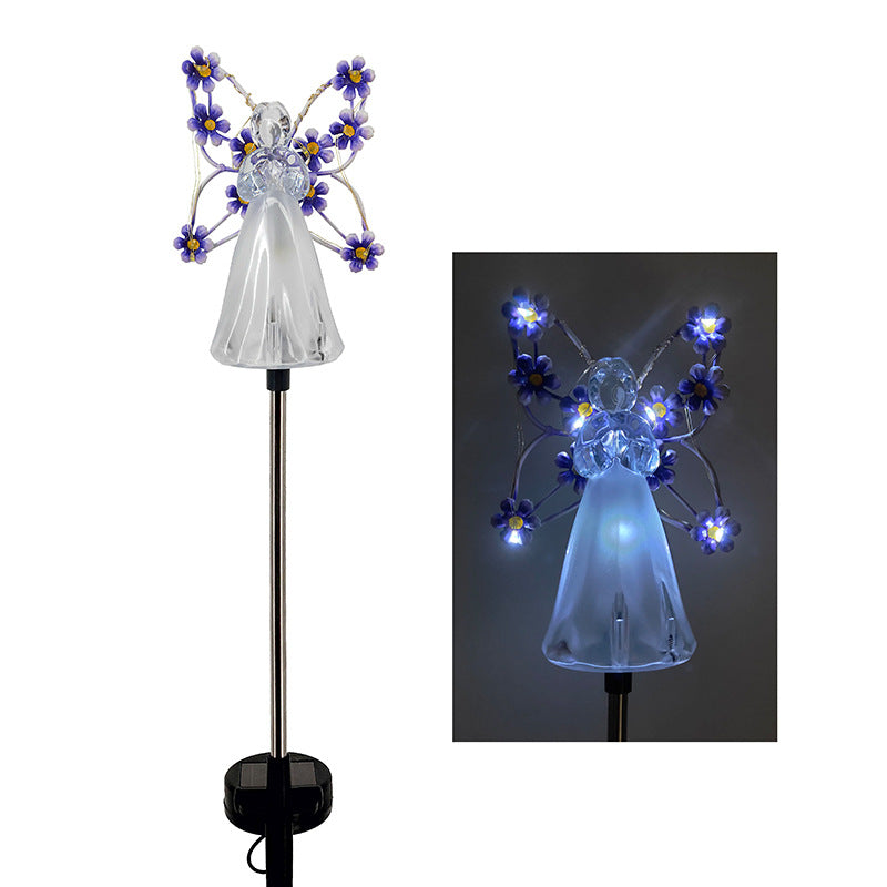 Luminous Haven Solar-Engel-LED-Gartenleuchte – Elegante Außenbeleuchtung für Gärten und Gedenkstätten