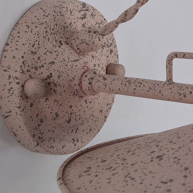 Zeitgenössische industrielle wasserdichte Metallplatten-Schüssel 1-Licht Wandleuchte Lampe für Außenpatio | Karnz
