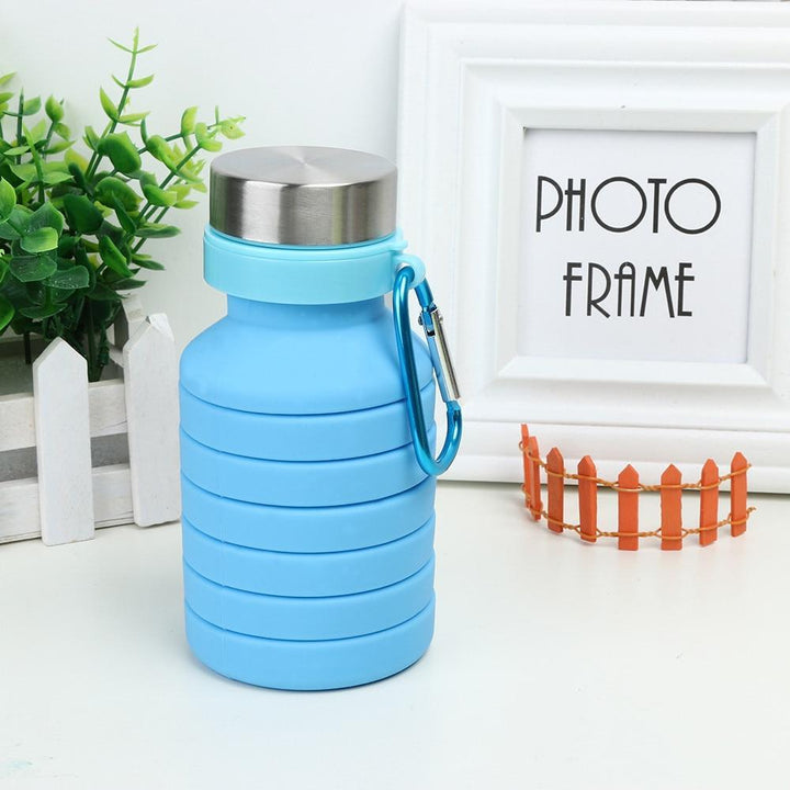 Aqua - Zusammenklappbare Silikon-Wasserflasche | Karnz