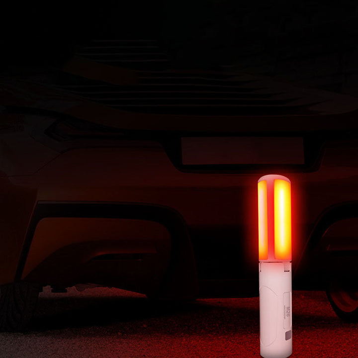 Zeitgenössische kreative Solar-Handheld-zylindrische Eisen-Acryl-LED-Außenleuchte für Außenterrassen | Karnz