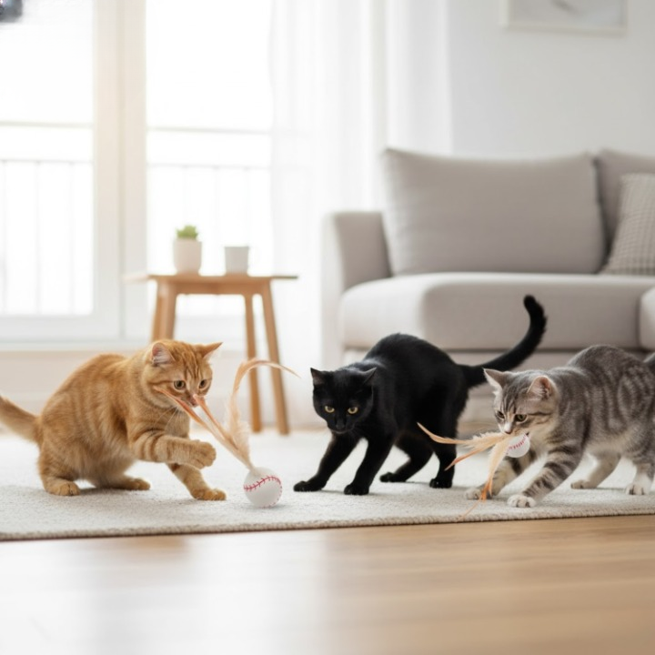 FetherSprint — Entfessle den wilden Jäger in deiner Katze mit lautlosem Spielspaß! | Karnz
