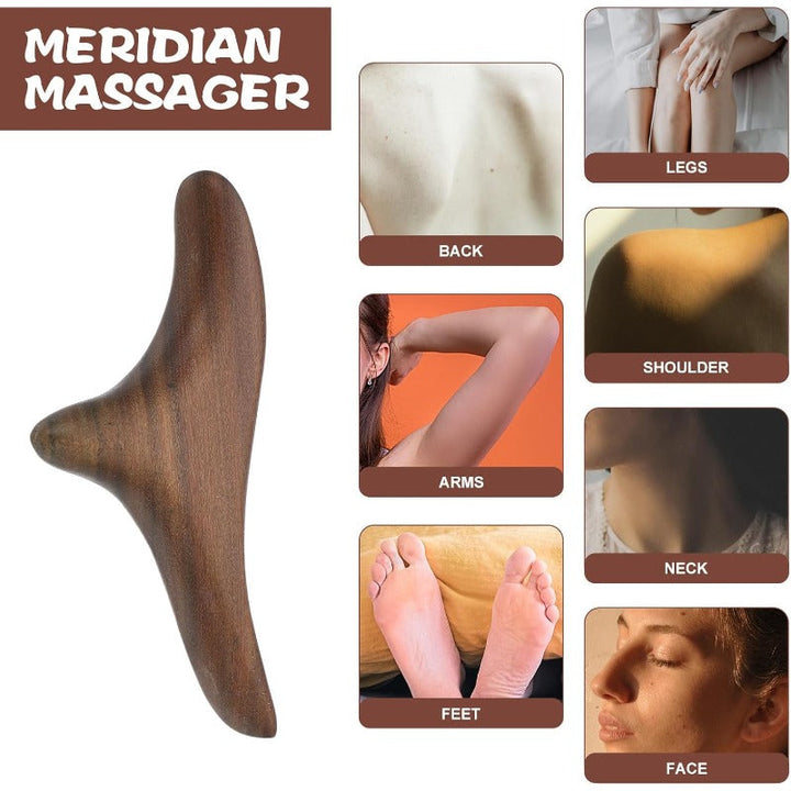 Natürlicher Holzfußmassager Schüssellift