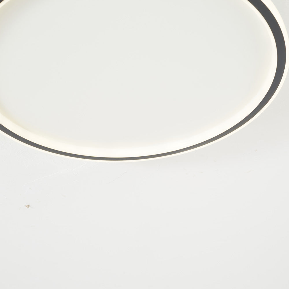 LunaNova – Moderne LED-Deckenleuchte aus Metall/Acryl für Wohn- und Schlafzimmer, ack/Weißes Design