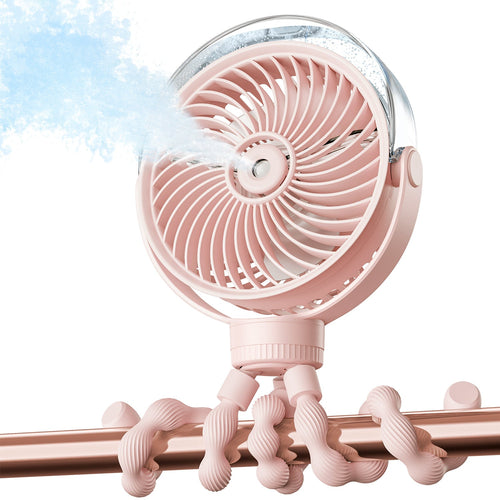 Misting Kinderwagens Fan – Tragbarer Babyfan mit Spray | Karnz