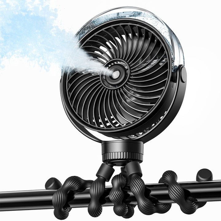 Misting Kinderwagens Fan – Tragbarer Babyfan mit Spray | Karnz