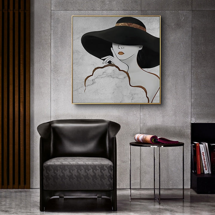 Fashionista - Leinwand Wandkunst Malerei