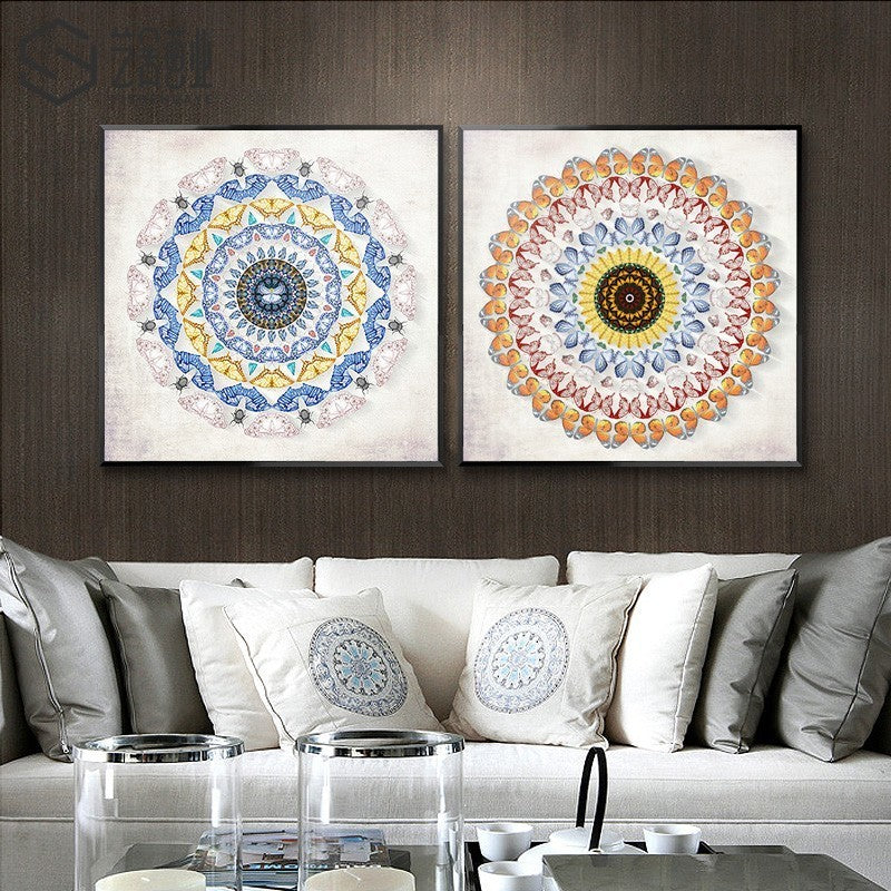 Modernes Mandala – Leinwandbild