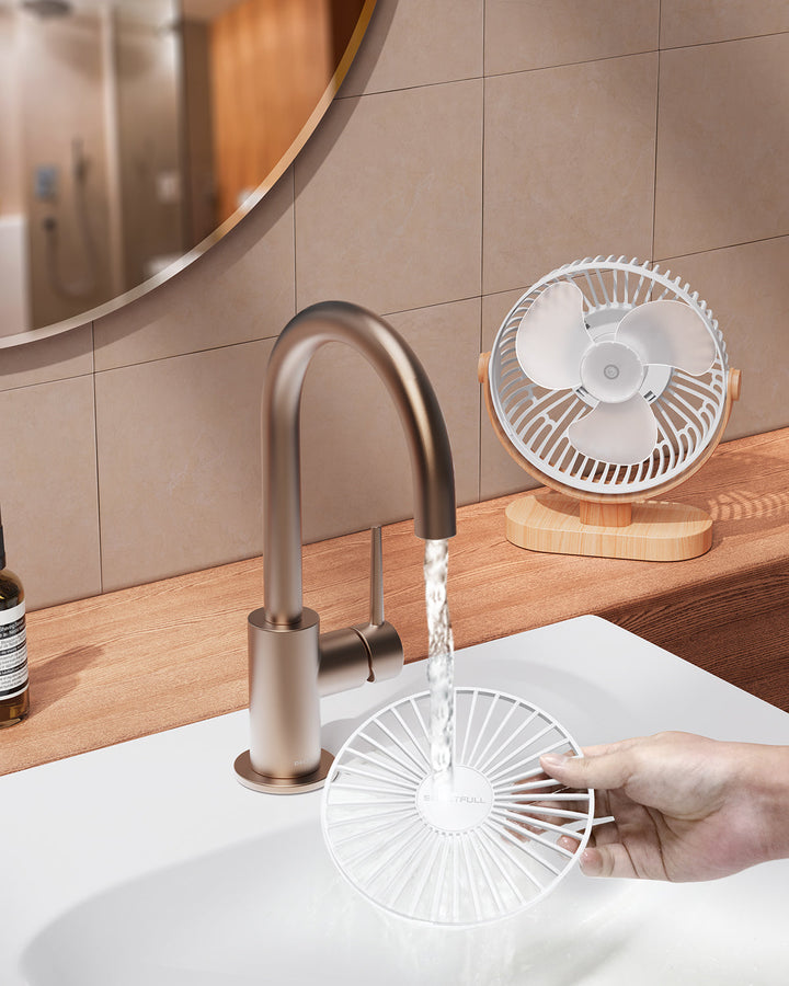 6,5 Zoll USB Kleiner Tischventilator für Zuhause Büro Auto Outdoor Reisen | Karnz