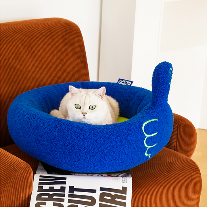 Pawsome Gesture Haustierbett Bequem Plüsch Hund Katze Bett Abnehmbares Kissen | Karnz