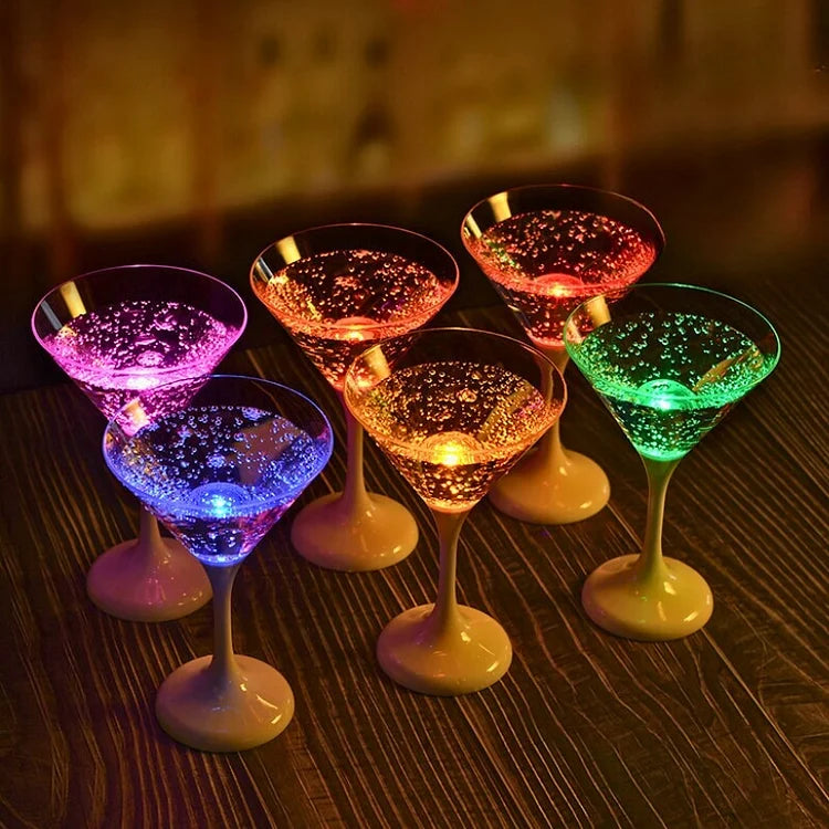 GlowSip - LED-beleuchtetes Weinglas-Set (6 Stück) Karnz