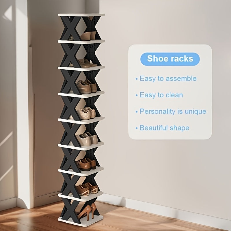Schmales Schuhregal Turm | Karnz
