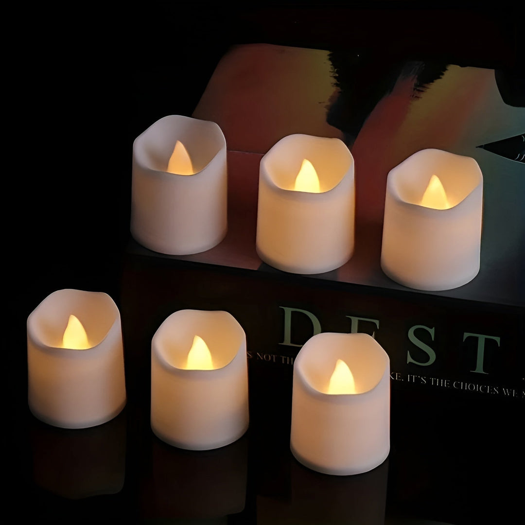 TwinkleLite Light – Flammenlose, flackernde elektrische LED-Kerzen