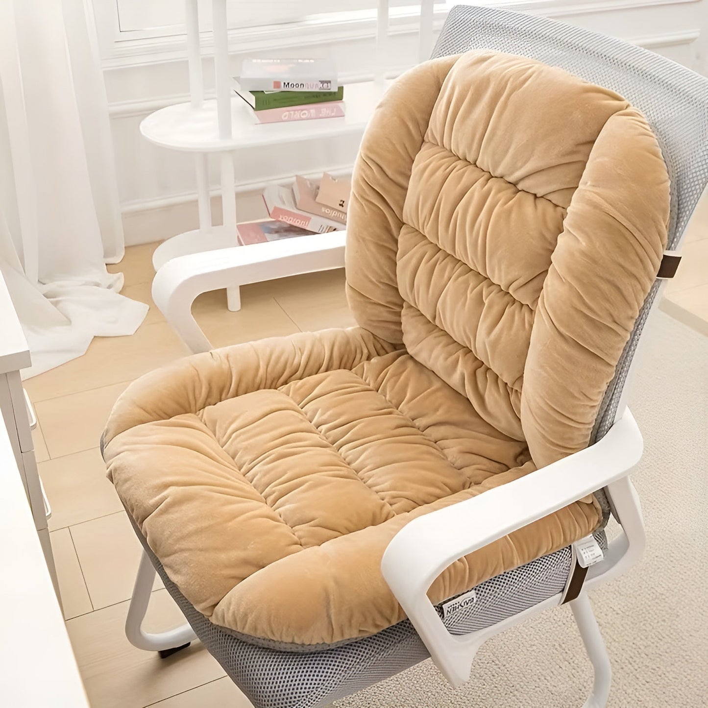 Dicke Sitzkissen für Stühle – weich, warm und bequem | Ideal für den Wohnbereich und das Büro | Karnz