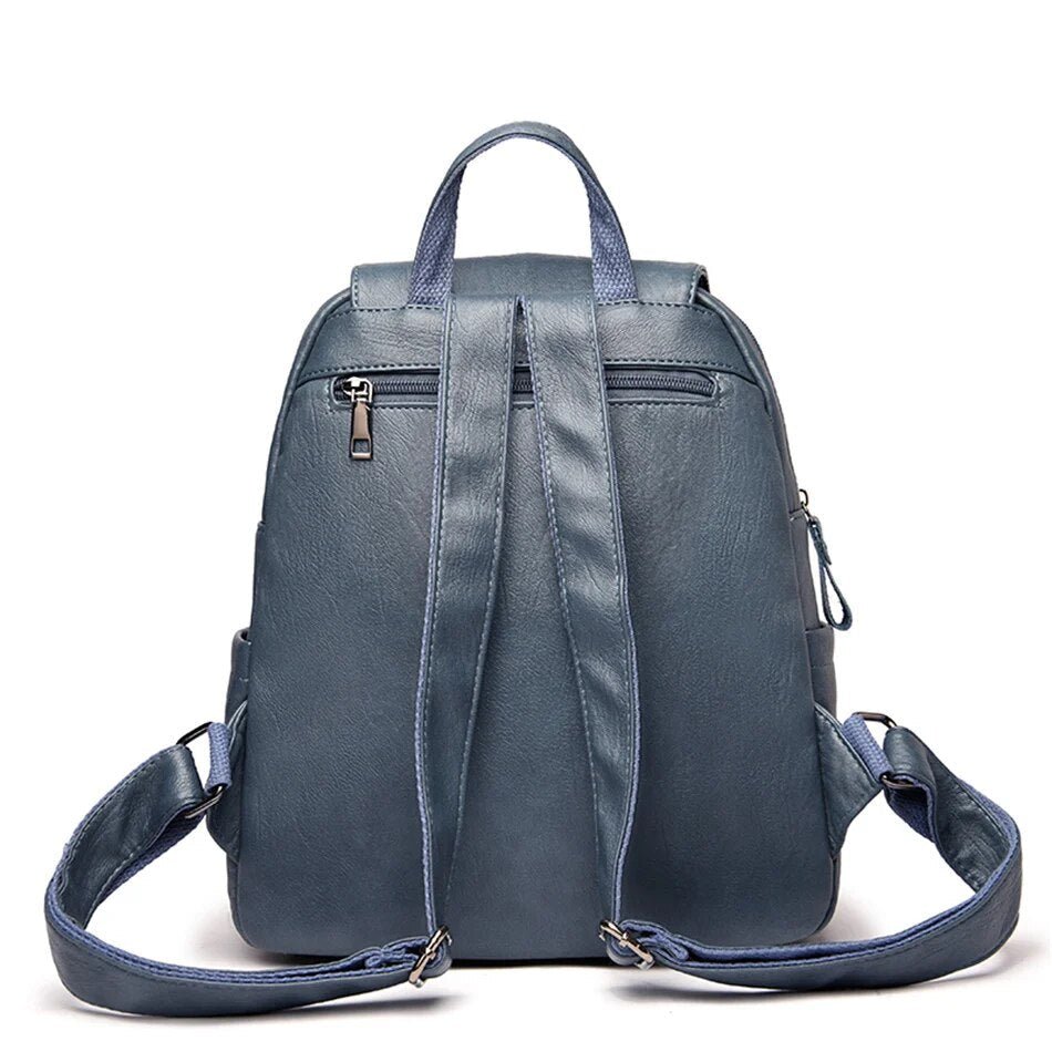 Sandsberg Leder Rucksack für Damen
