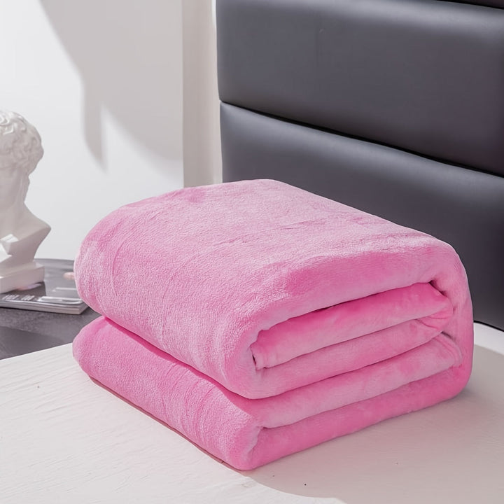 Ganzjahresweiches graues Flanell-Blanket für ultimativen Komfort