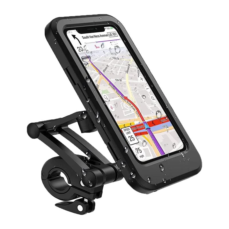 RideCharge Pro – Wasserdichter Handyhalter mit USB und 15W kabellosem Laden für Bike und E-Bike | Karnz