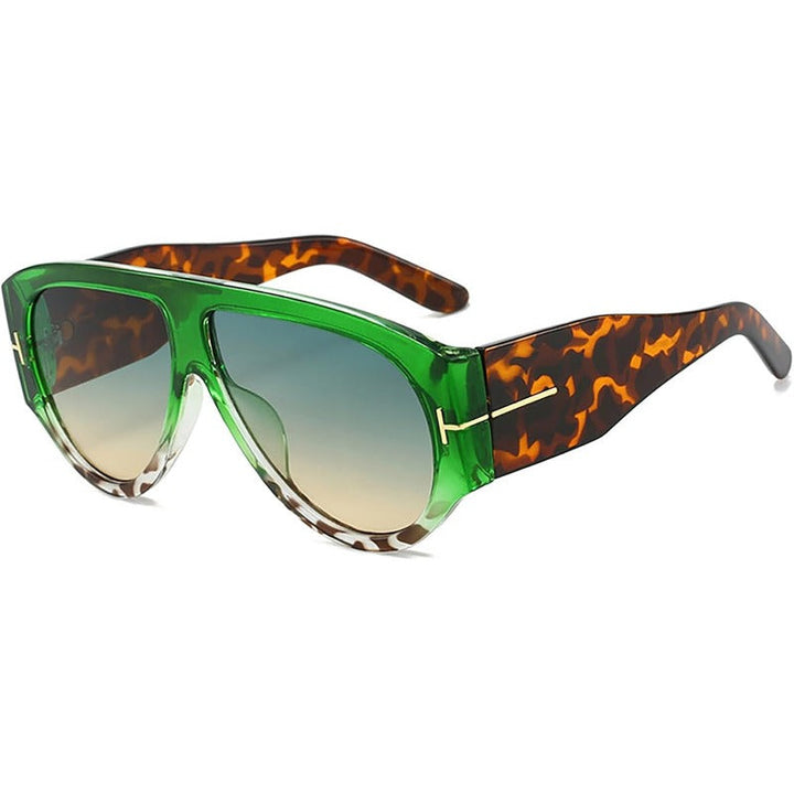 Oversized UV400 Flieger-Sonnenbrille Karnz