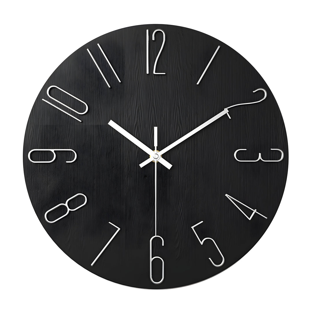 Einfaches Quarz-Design-Wanduhr - Still moderner Stil | Karnz