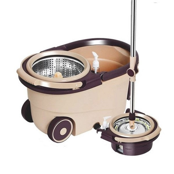 Premium Spin Mop mit Eimer Karnz