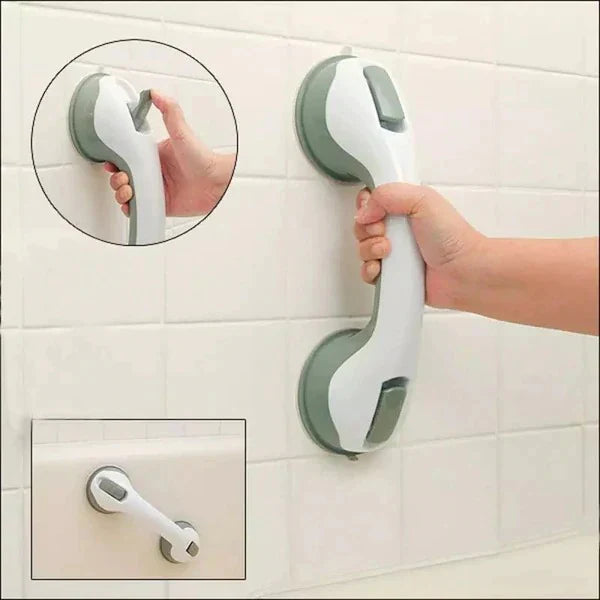 Karnz Saugnapf-Haltegriff fürs Bad – rutschfeste Duschhilfe, 29,4 cm