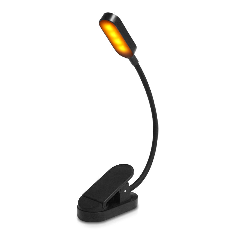 LED-Klemmleuchte für Bücher, USB-aufladbar