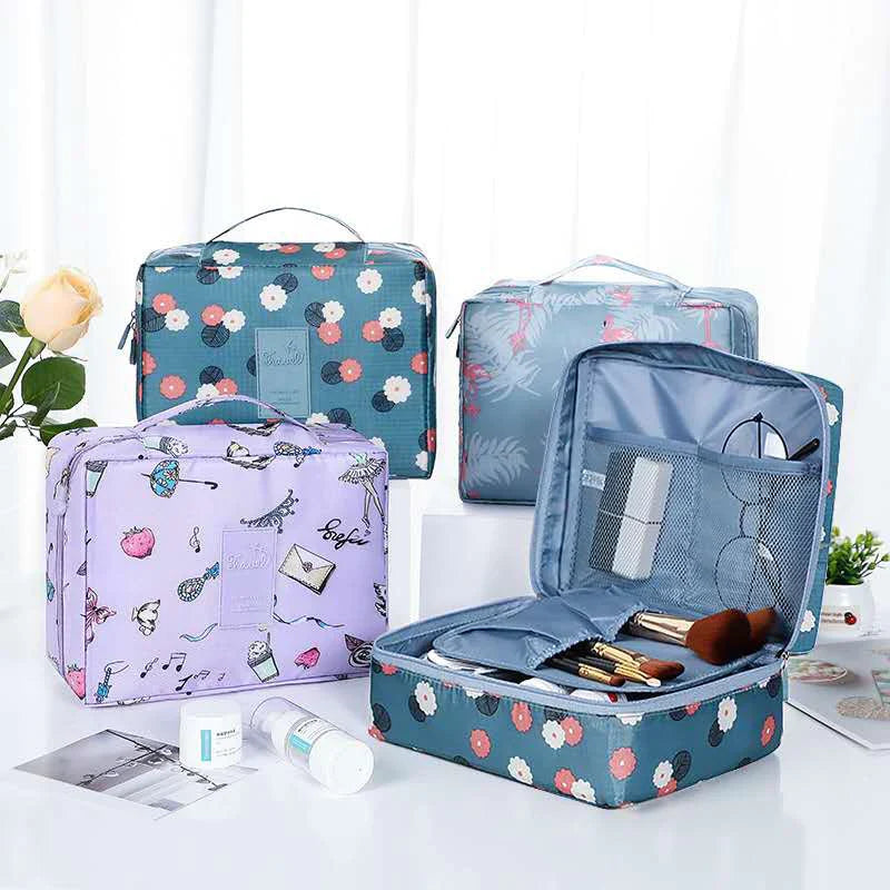 Multifunktionale Damen Make-up Kosmetik Reise Tasche Karnz