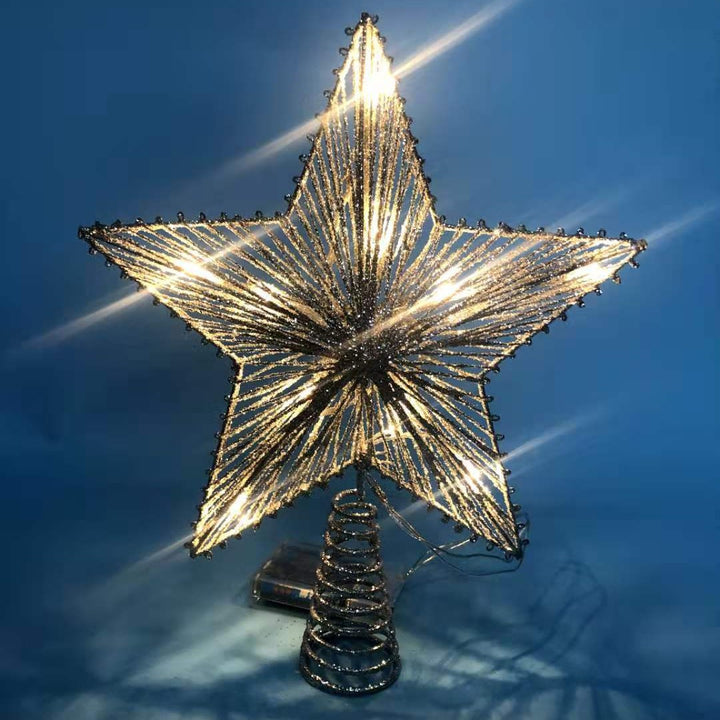 LED-Weihnachtsbaumspitze, beleuchtet, verschiedene Designs
