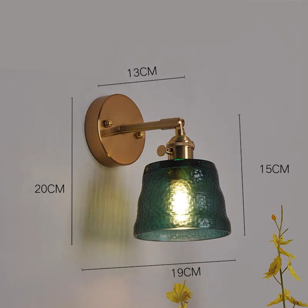 Moderne verstellbare Glas-Wandleuchte | Karnz